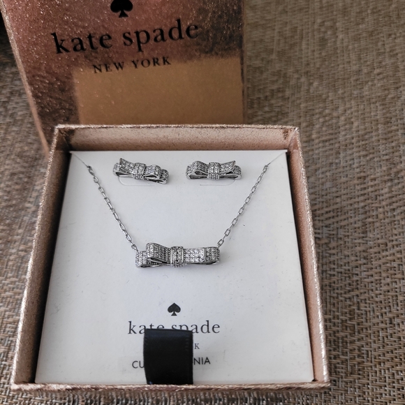 Kate Spade earrings and necklace set, new - Picture 2 of 4